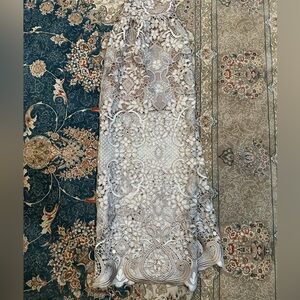 Free People Crochet Maxi Dress with short liner